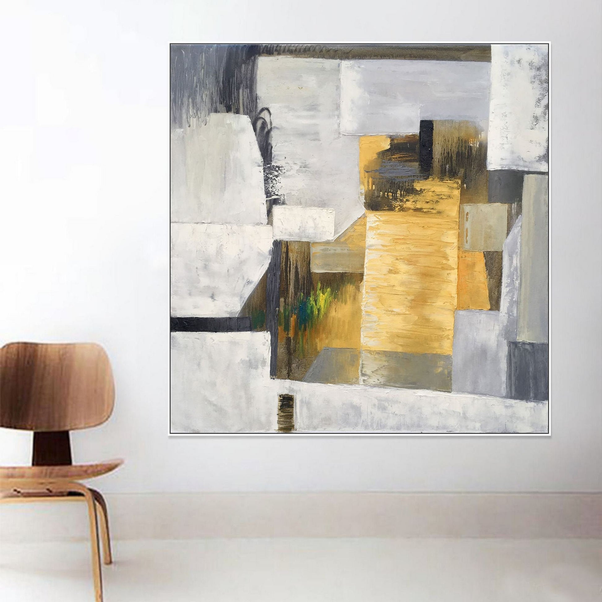 Abstract Canvas Art Black and White, Modern Painting, Large Canvas Painting, Original Abstract Painting, Large Wall Art, Abstract Painting