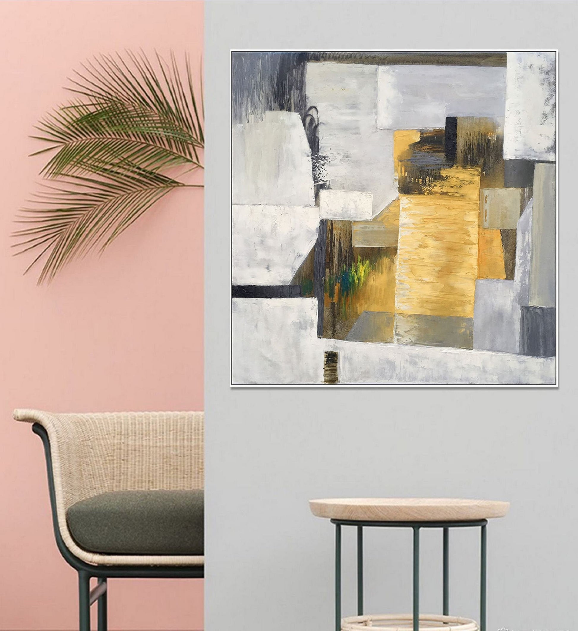 Abstract Canvas Art Black and White, Modern Painting, Large Canvas Painting, Original Abstract Painting, Large Wall Art, Abstract Painting