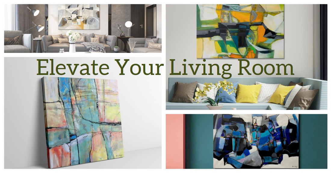 Elevating Your Modern Living Room: A Guide to Choosing the Perfect Artwork