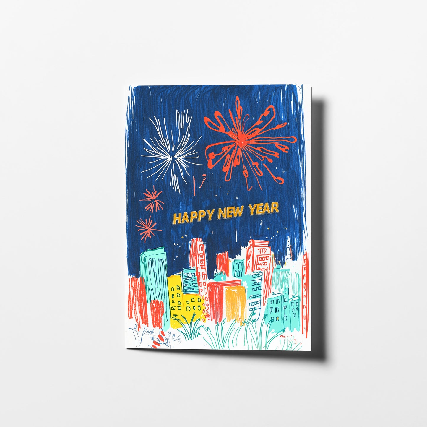 Hand-Drawn New Year Cards | Crayola New Year | Digital Download