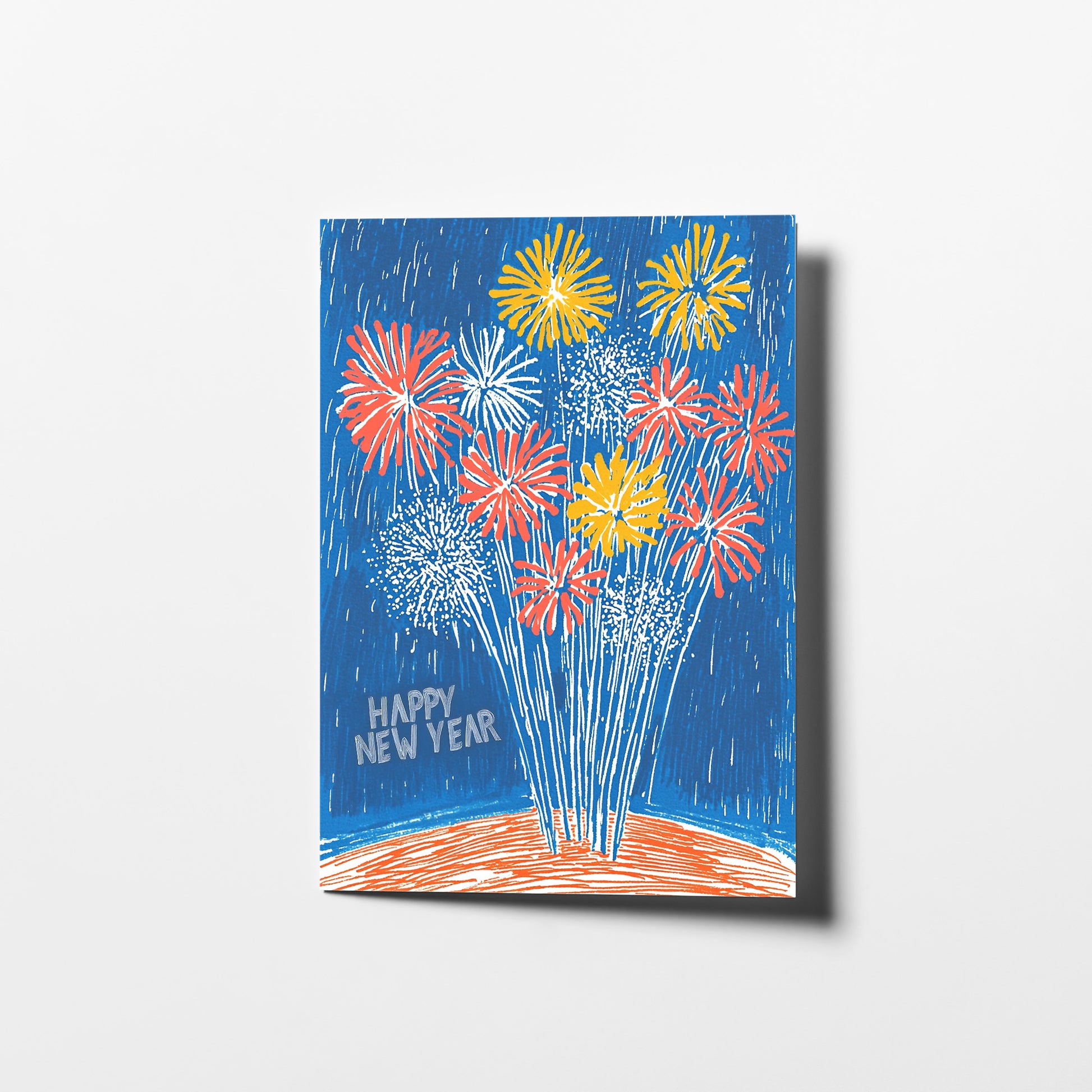 Deniel Henry New Year Cards | Crayon Art Holiday Cards | Digital Download