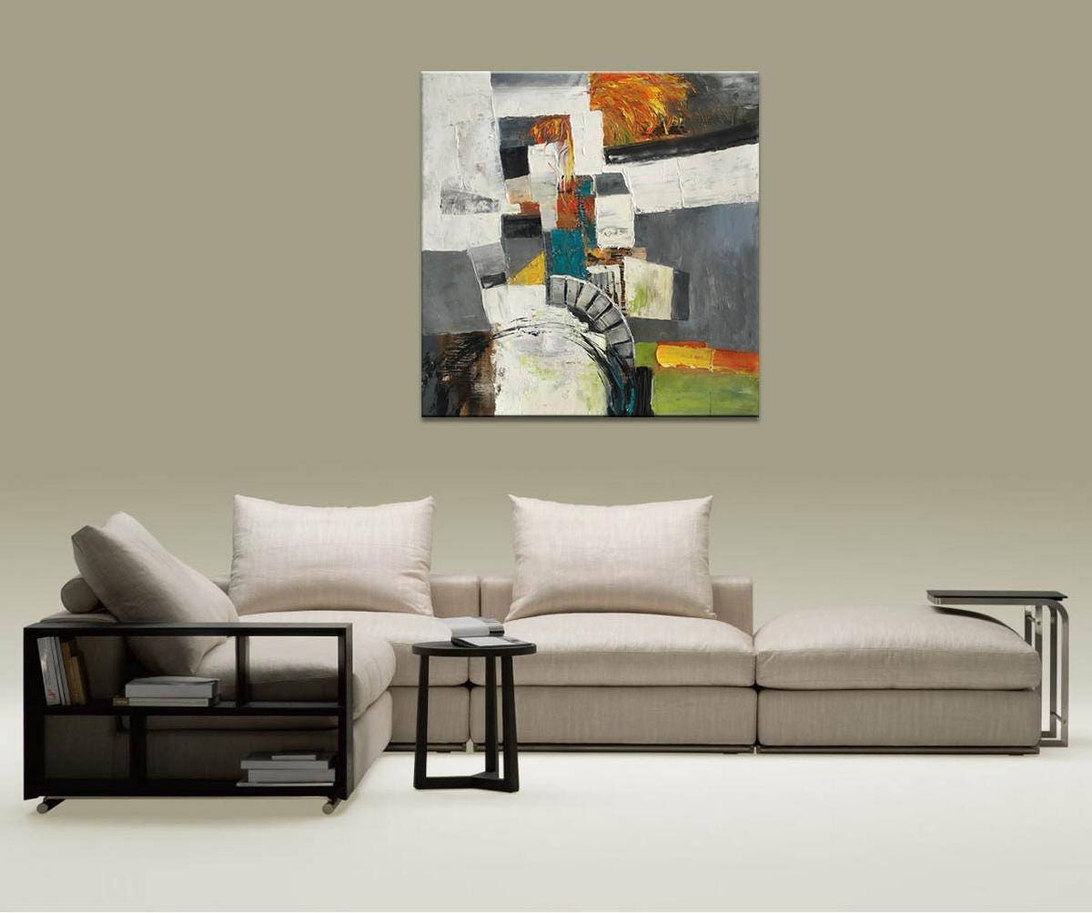 Abstract Oil Painting, Modern Wall Art, Large Abstract Painting, Original Abstract Art, Abstract Canvas Painting, Contemporary Painting