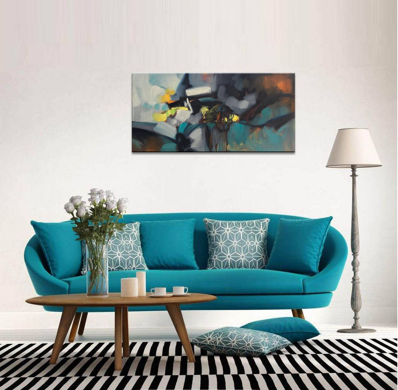 Oil Painting Abstract, Oil Painting, Contemporary Painting, Bathroom Wall Decor, Large Wall Art, Original Artwork, Abstract Canvas Painting