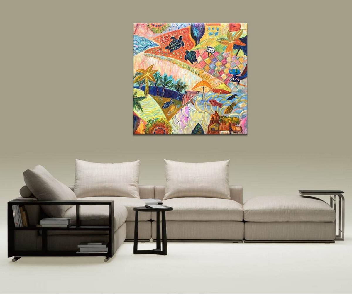 Oil Painting Square, Large Canvas Painting, Abstract Art, Abstract Canvas Painting, Wall Art, Original Art, Modern Art, Kids Room Decor