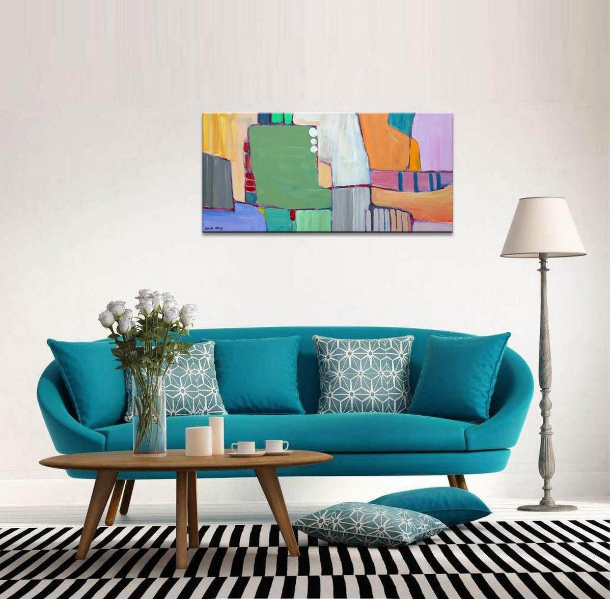 Abstract Painting, Abstract Canvas Painting, Family Wall Decor, Contemporary Painting, Oil Painting Abstract, Original Abstract Painting