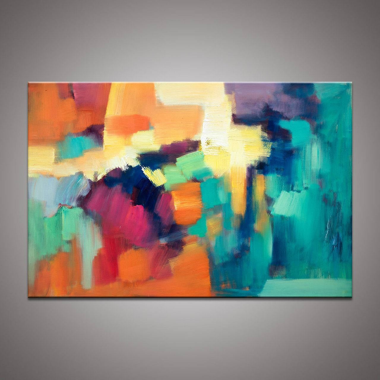 Abstract Canvas Art, Contemporary Art, Abstract Painting, Large Painting, Kitchen Wall Decor, Canvas Wall Art, Original Painting, Abstract