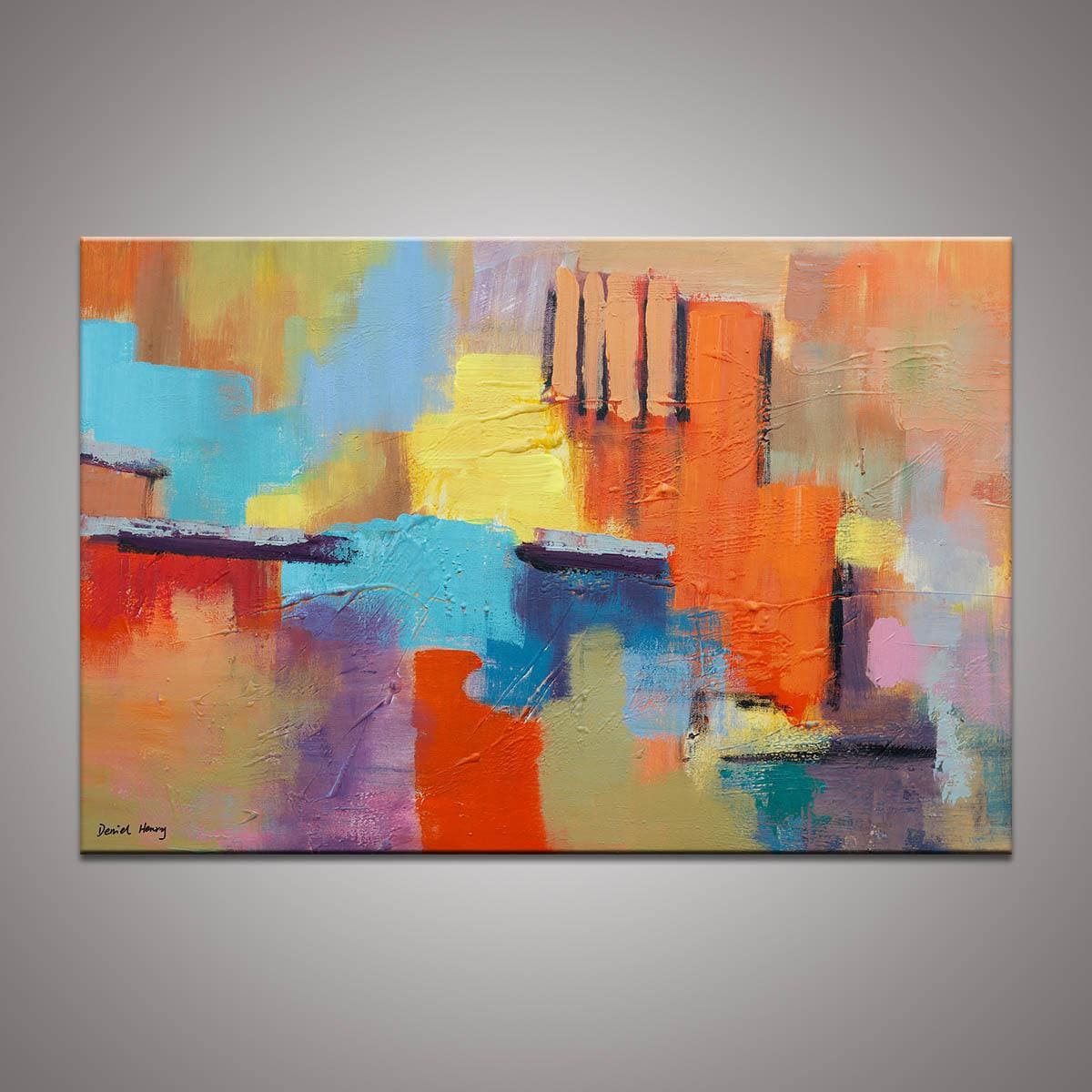 Abstract Painting, Original Abstract Art, Canvas Art, Large Canvas Painting, Modern Painting, Kitchen Wall Decor, Large Abstract Wall Art