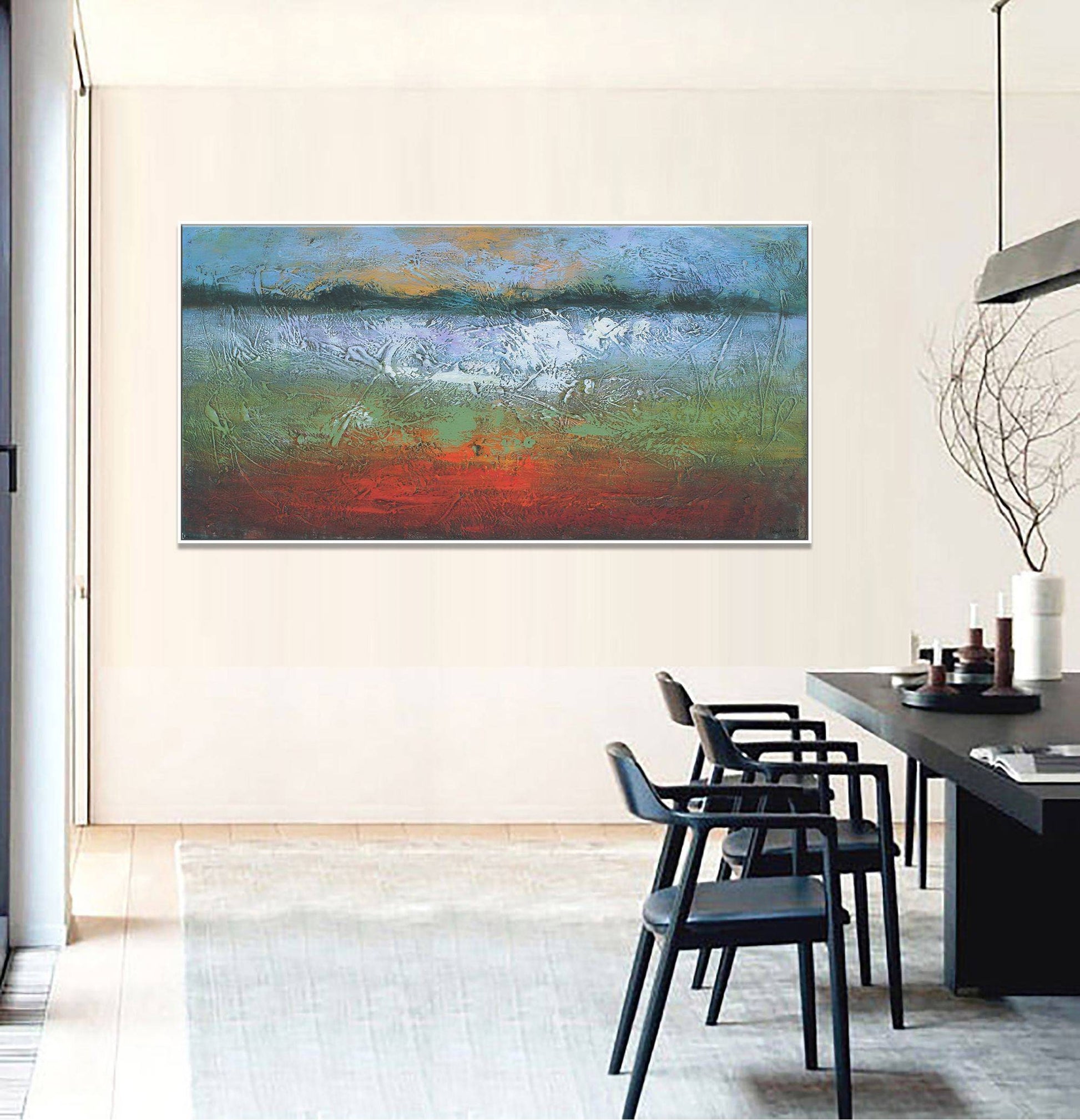 Abstract Oil Painting, Contemporary Painting, Abstract Canvas Painting, Large Art, Kitchen Decor, Original Artwork, Large Wall Decor