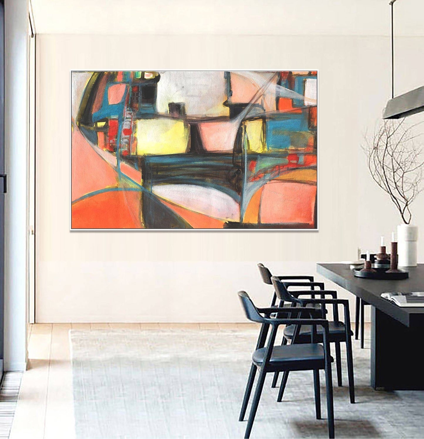 Canvas Painting, Painting Abstract, Contemporary Painting, Original Abstract Painting, Bathroom Art, Large Canvas Painting, Wall Hanging