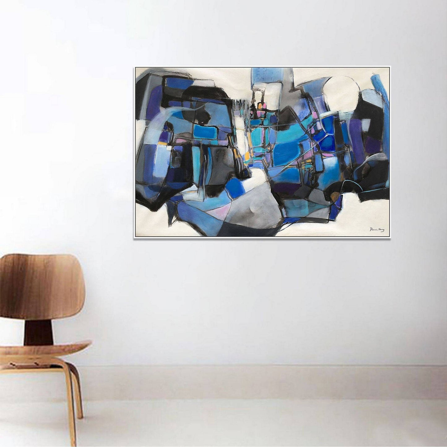 Abstract Canvas Art Oil Painting, Kitchen Decor, Modern Art, Wall Hanging, Large Canvas Art, Original Art, Oil Painting Abstract