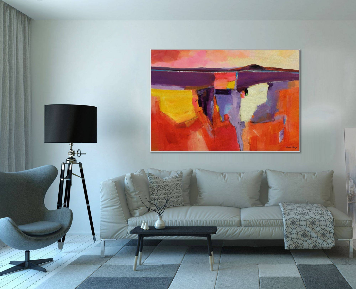 Abstract Art, Contemporary Art, Abstract Canvas Art, Large Abstract Painting, Original Art, Large Wall Decor, Abstract Landscape Painting