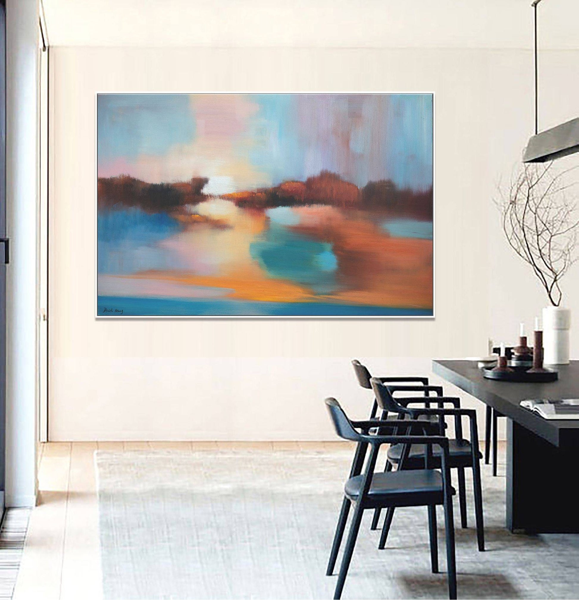 Abstract Canvas Art, Original Art, Large Wall Decor, Large Oil Painting, Bedroom Wall Decor, Modern Art, Oil Painting Abstract