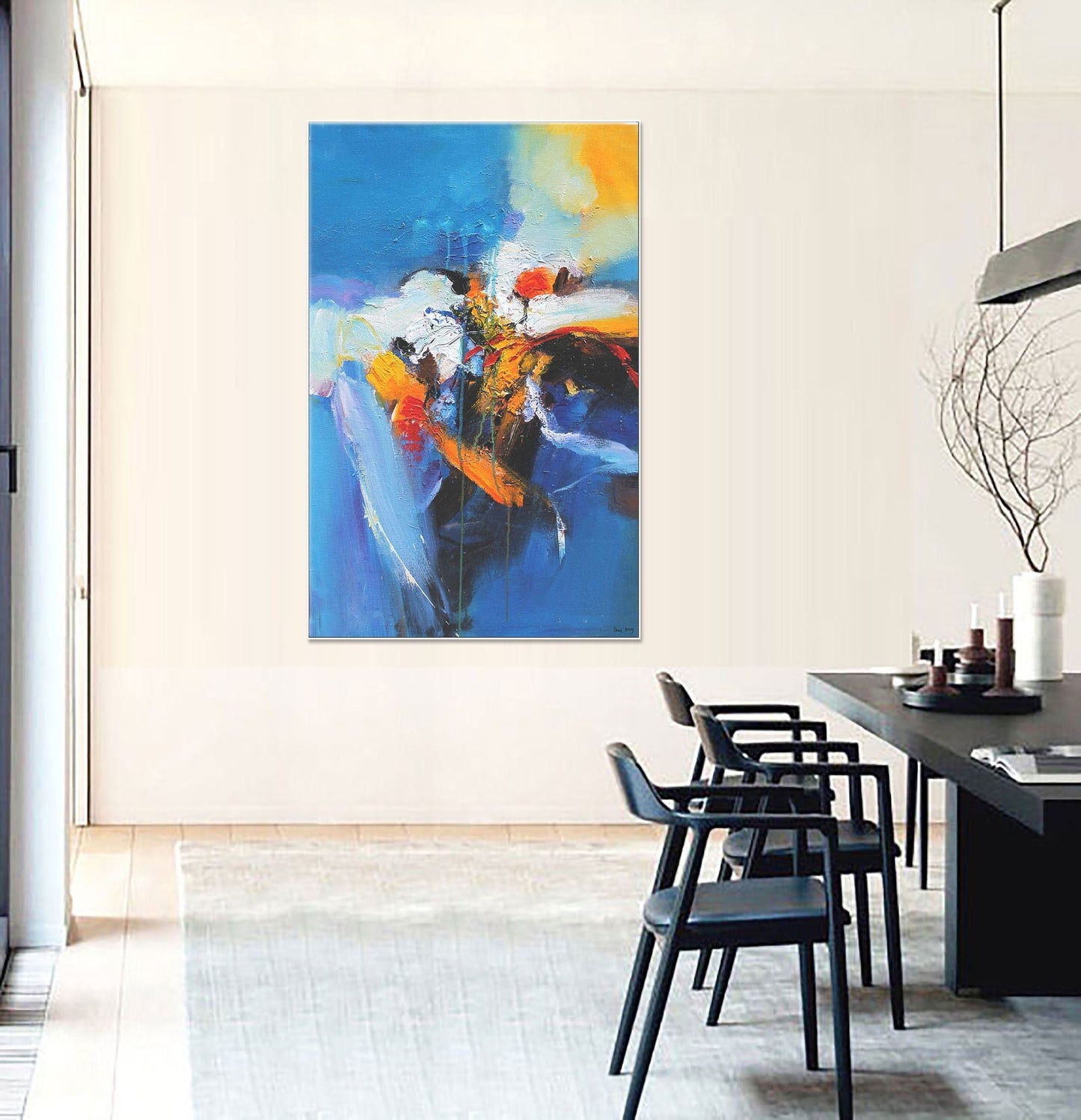 Large Abstract Painting, Canvas Painting, Oil Painting Abstract, Contemporary Art, Original Painting, Outdoor Wall Art, Kitchen Decor