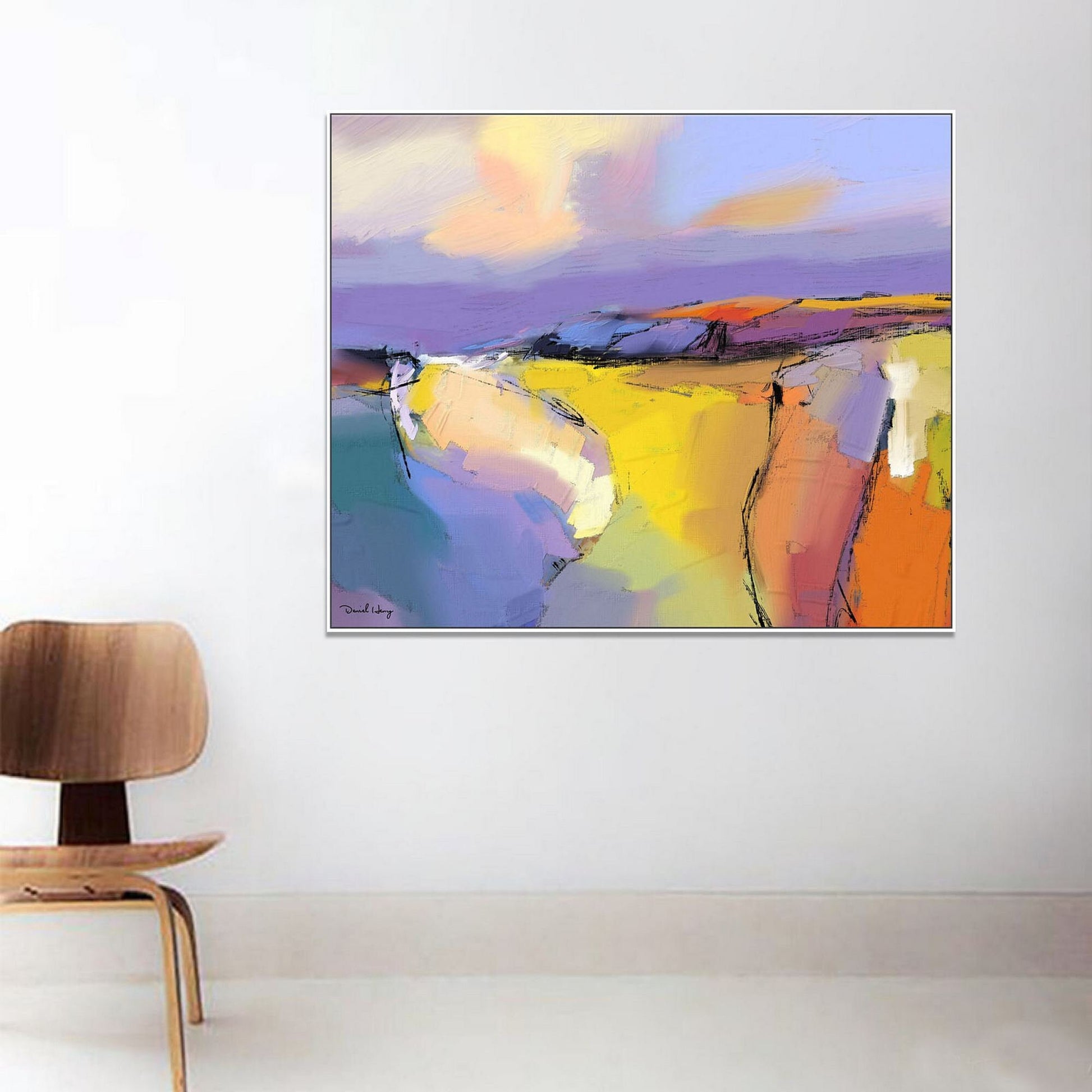 Abstract Landscape Painting, Master Bedroom Decor, Abstract Canvas Art, Original Art, Contemporary Art, Modern Wall Art, Large Abstract Art