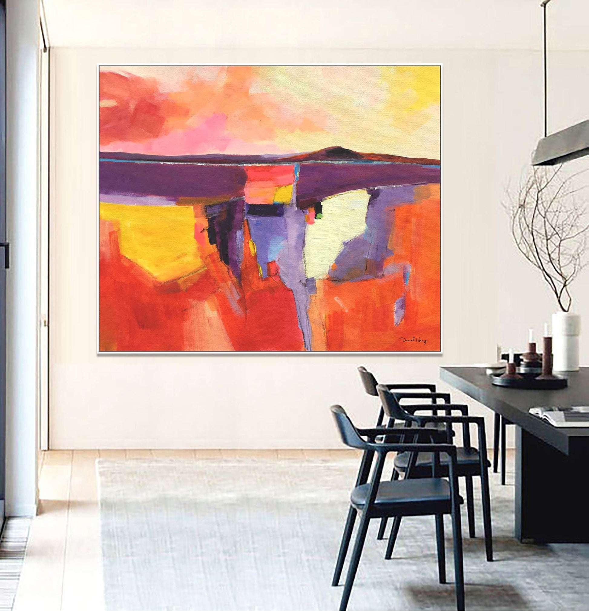 Abstract Oil Painting, Kitchen Wall Decor, Painting Abstract, Large Abstract Art, Oil Painting Original, Abstract Canvas Art Modern Painting