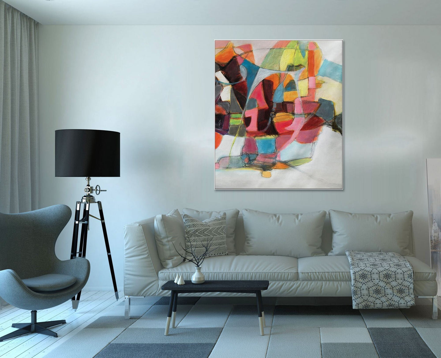 Abstract Oil Painting, Large Wall Art Canvas, Contemporary Art, Abstract Canvas Painting, Large Abstract Art, Kitchen Decor, Abstract Art