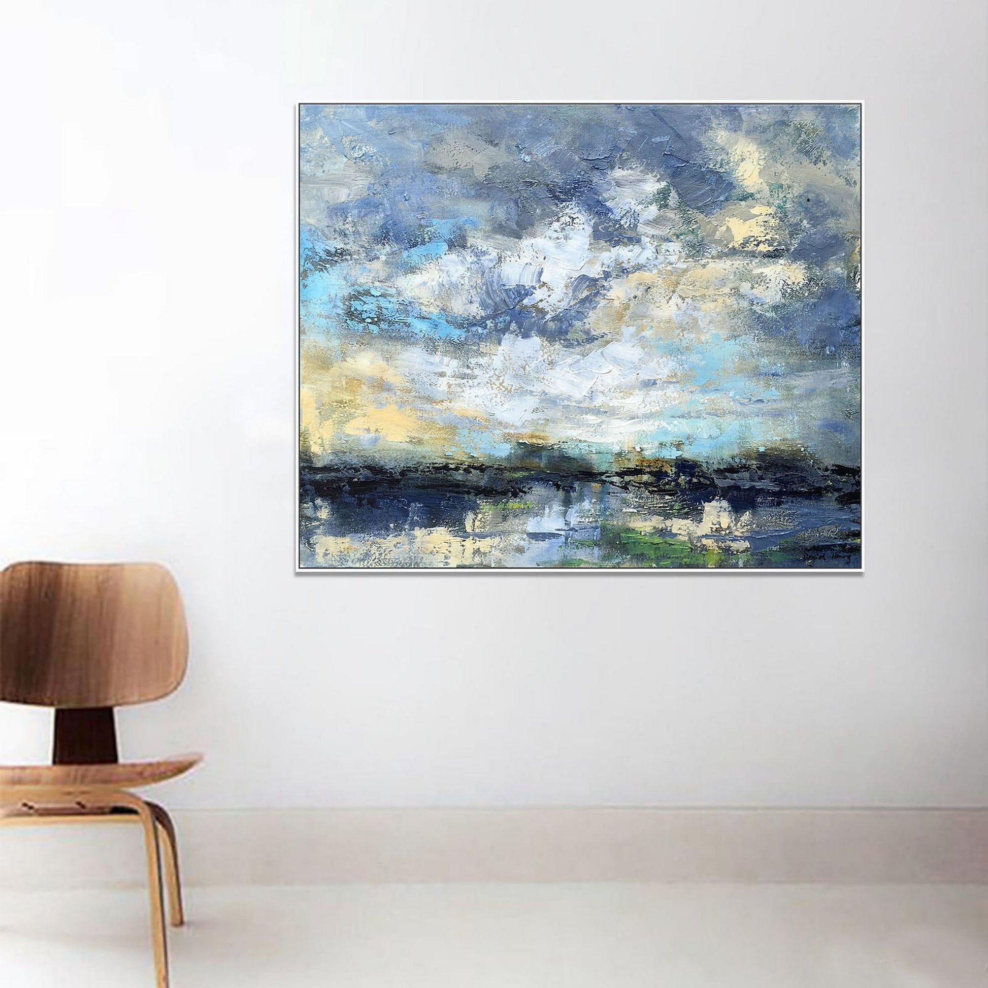 Oil Painting Abstract Landscape, Large Canvas Painting, Modern Art, Original Painting, Abstract Art, Large Wall Art, Bedroom Wall Decor