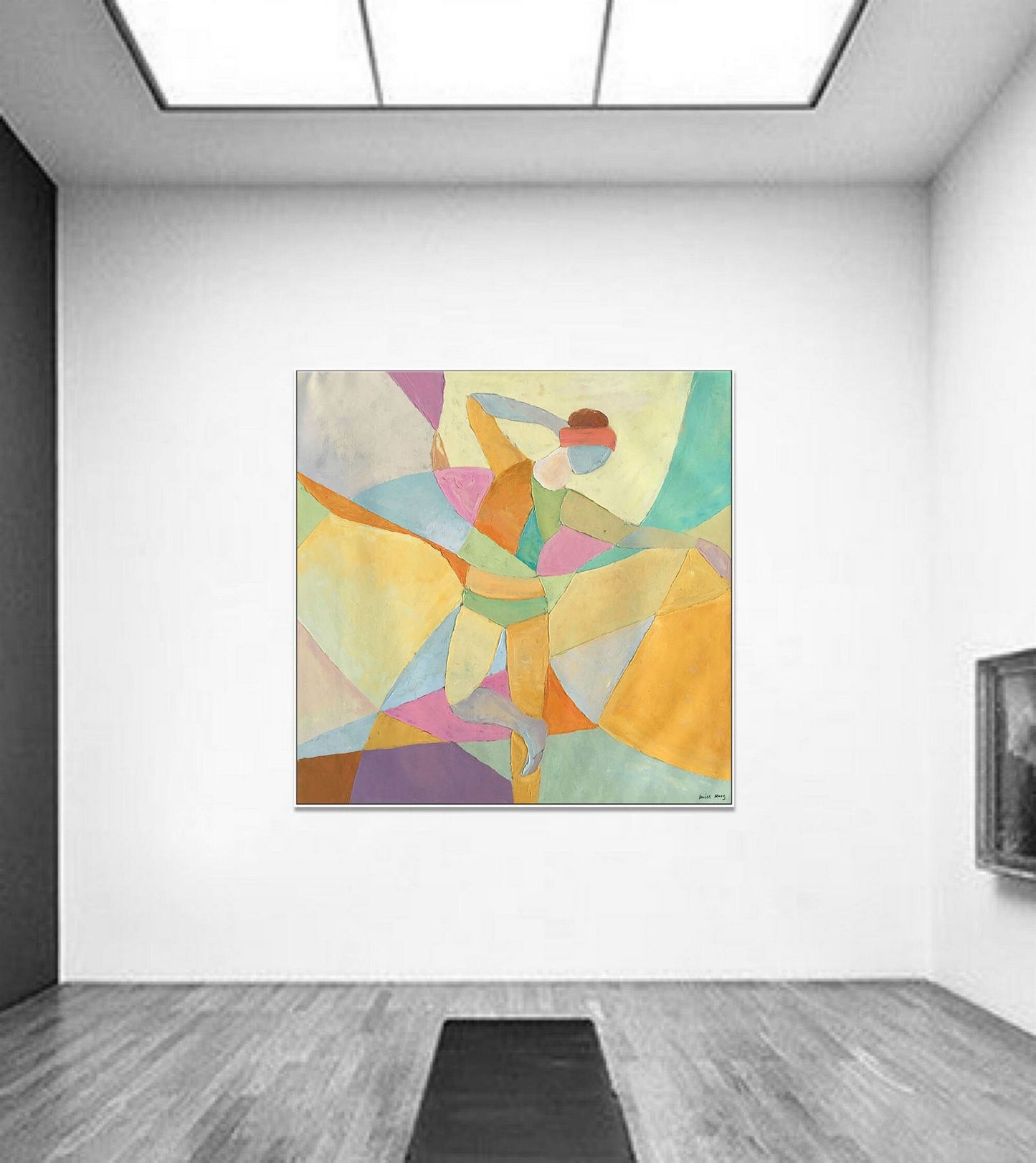 Oil Painting Abstract, Original Abstract Painting, Painting Abstract Dancer, Modern Painting, Living Room Art, Large Oil Painting