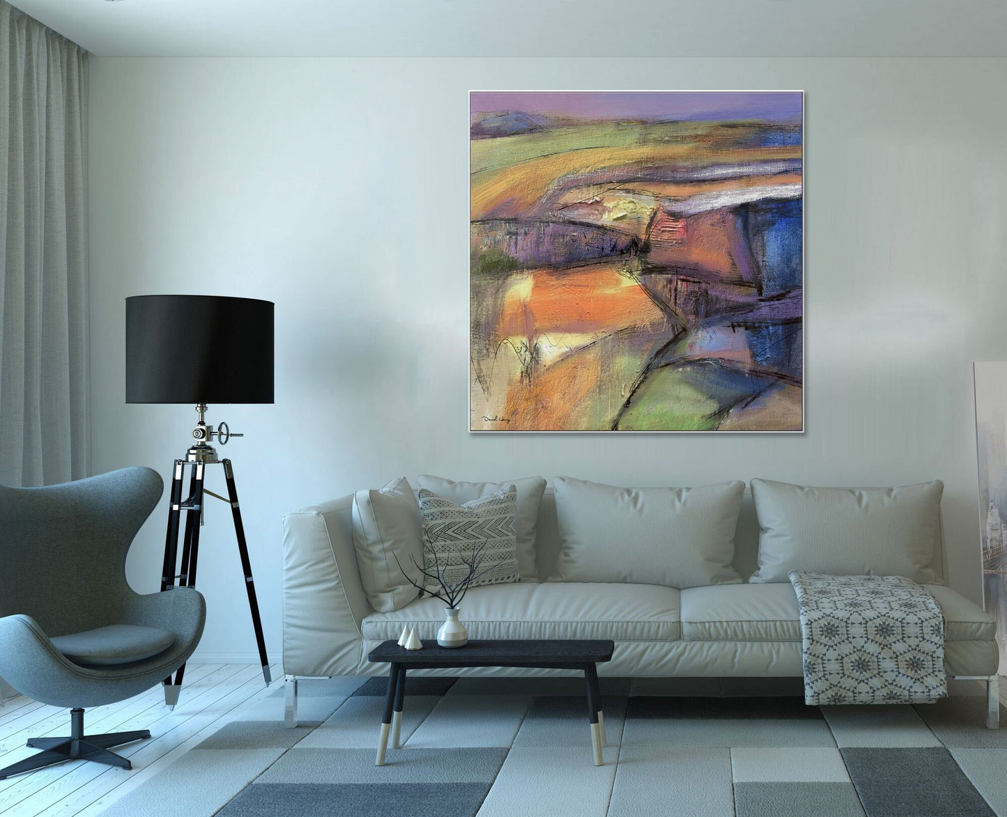 Abstract Oil Painting, Large Canvas Painting, Contemporary Painting, Bedroom Decor, Abstract Canvas Painting, Large Canvas Wall Art