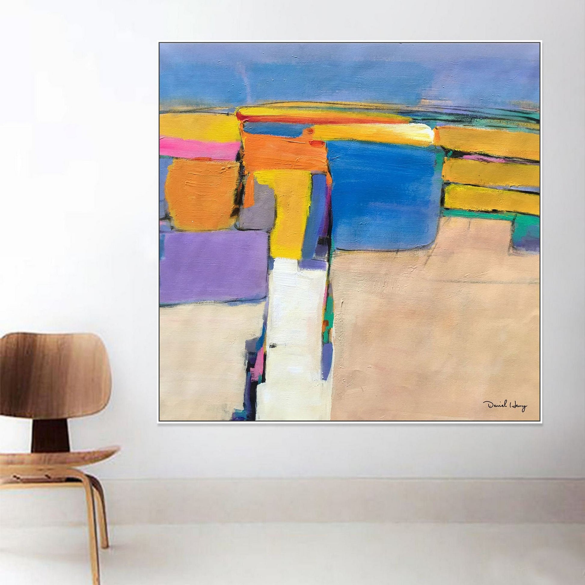 Minimalism Abstract Oil Painting, Bedroom Decor, Modern Painting, Large Wall Art Canvas, Large Canvas Art, Original Abstract Canvas Art