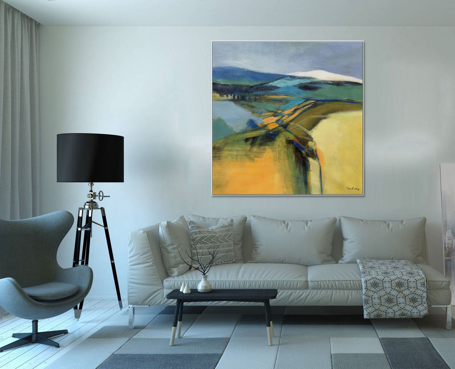 Oil Painting Abstract Landscape, Abstract Canvas Painting, Original Art, Contemporary Art, Living Room Art, Abstract Art, Large Canvas Art