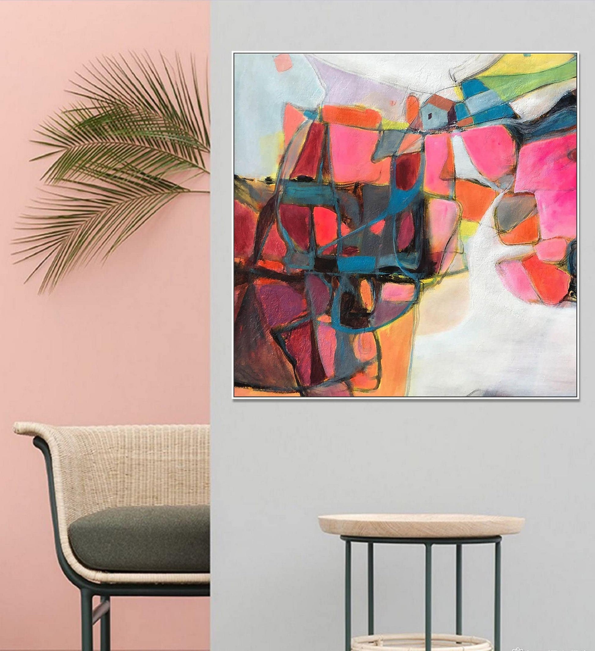 Abstract Oil Painting, Large Oil Painting, Modern Painting, Bedroom Art, Original Abstract Art, Canvas Wall Decor, Canvas Painting