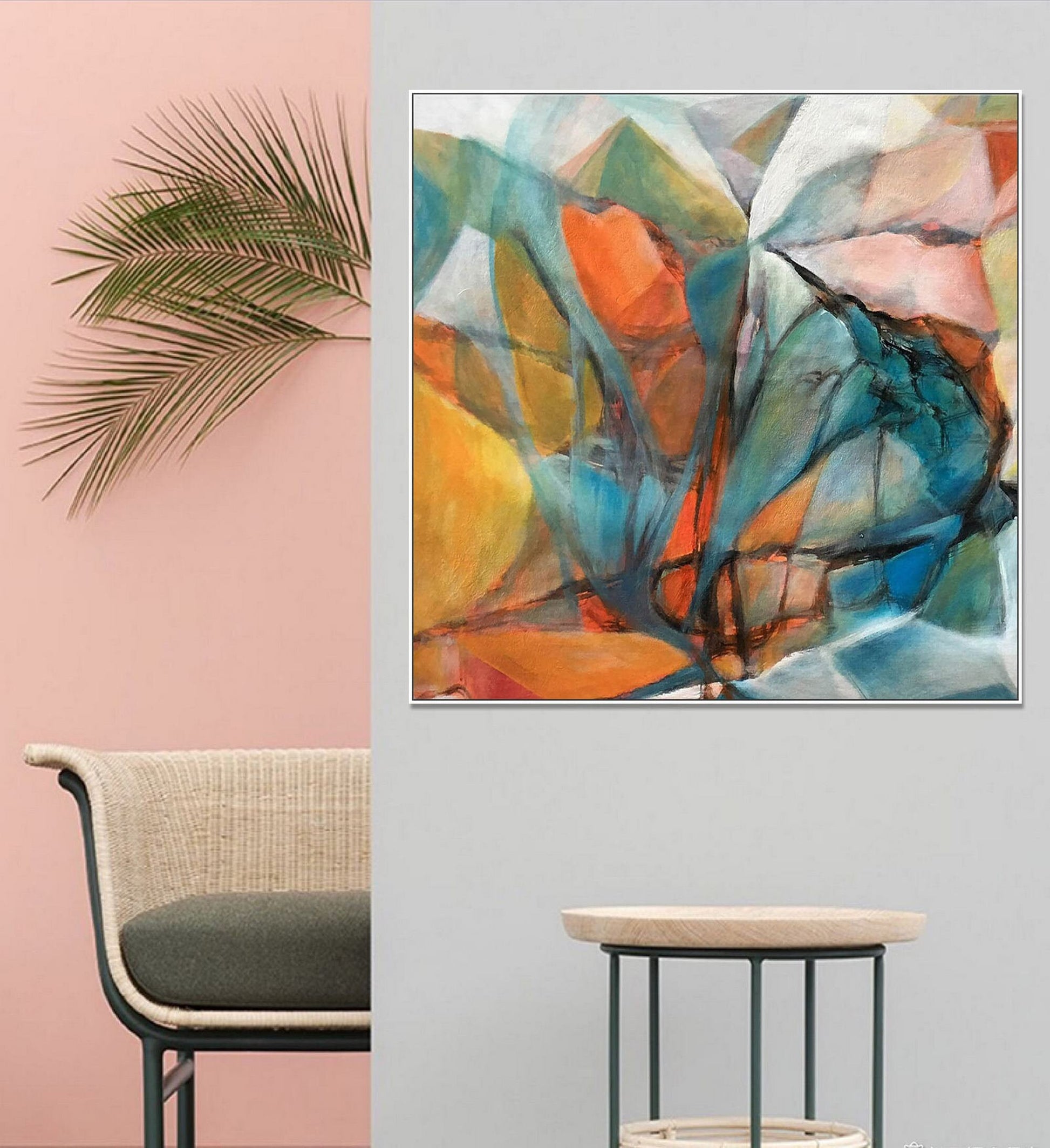 Abstract Oil Painting, Abstract Painting, Modern Art, Canvas Wall Art, Original Oil Painting, Dorm Decor Canvas Art, Abstract Canvas Art