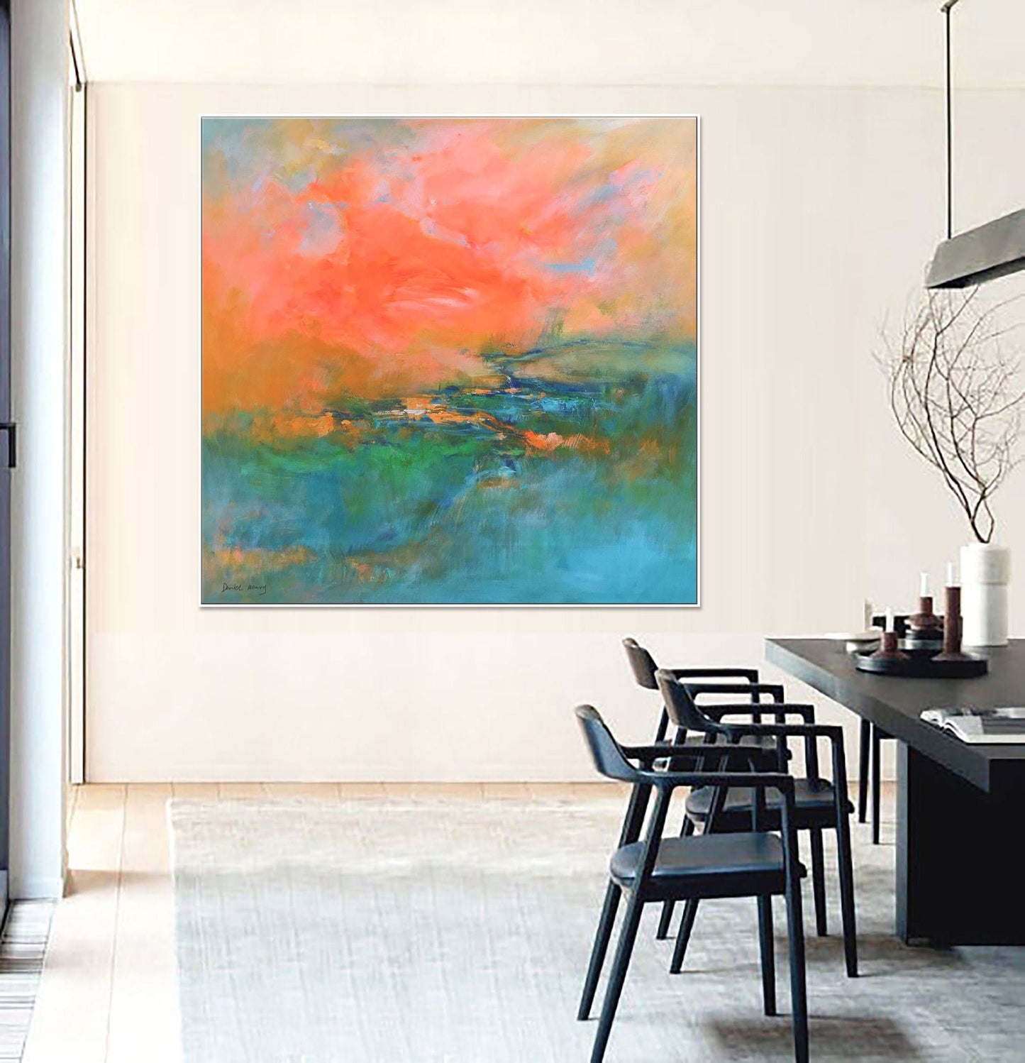 Abstract Landscape Oil Painting, Contemporary Painting, Contemporary Wall Art Original Abstract Art, Abstract Canvas Art, Large Oil Painting