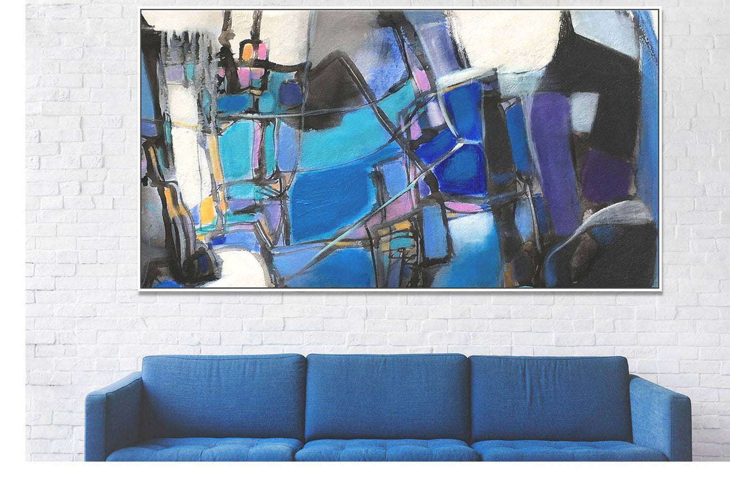 Abstract Modern Art, Original Abstract Art, Painting Abstract, Canvas Painting, Large Abstract Painting, Kitchen Decor, Large Wall Decor