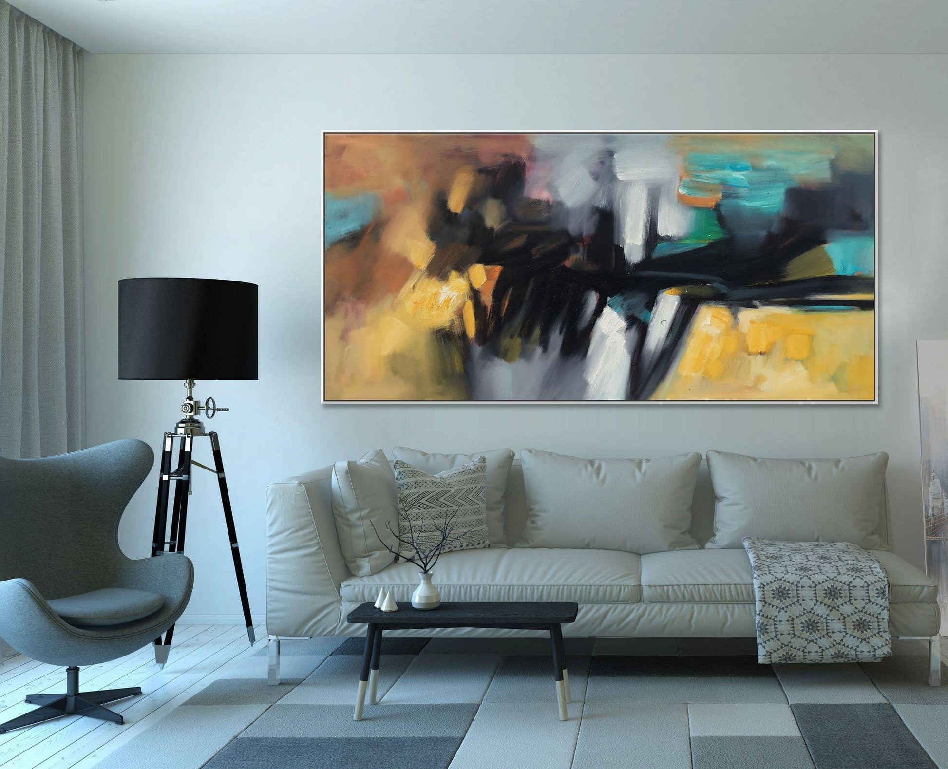 Original Painting, Kitchen Decor, Large Canvas Art, Modern Painting, Canvas Painting, Large Canvas Wall Art, Abstract Painting