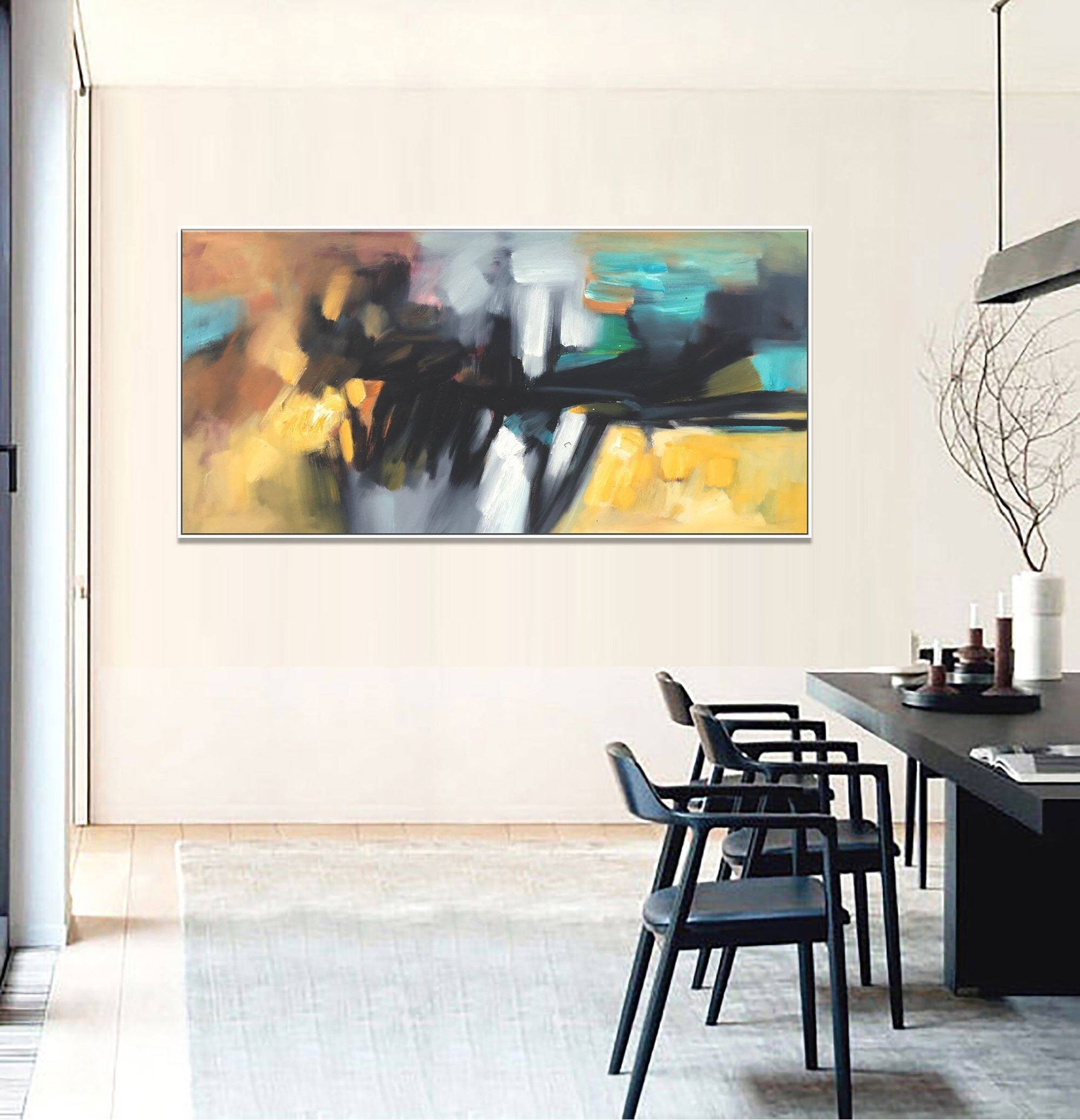 Original Painting, Kitchen Decor, Large Canvas Art, Modern Painting, Canvas Painting, Large Canvas Wall Art, Abstract Painting