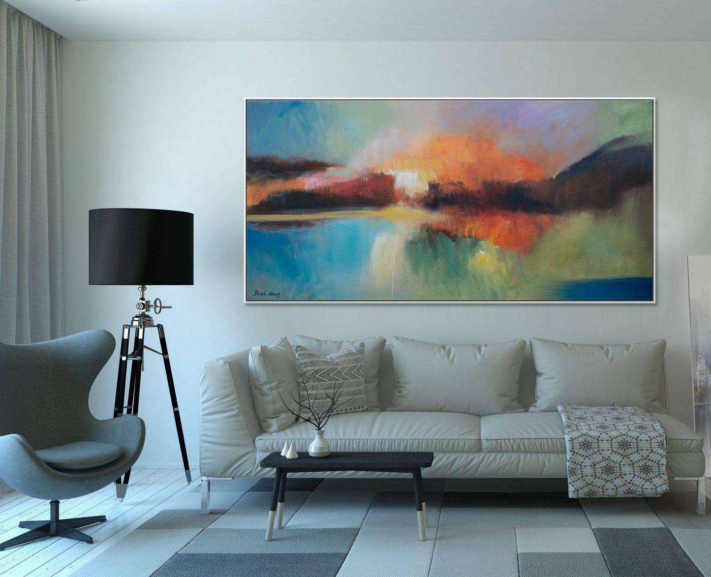 Abstract Canvas Painting, Modern Art, Large Art, Large Wall Art Painting, Original Art, Bathroom Art, Oil Painting Abstract