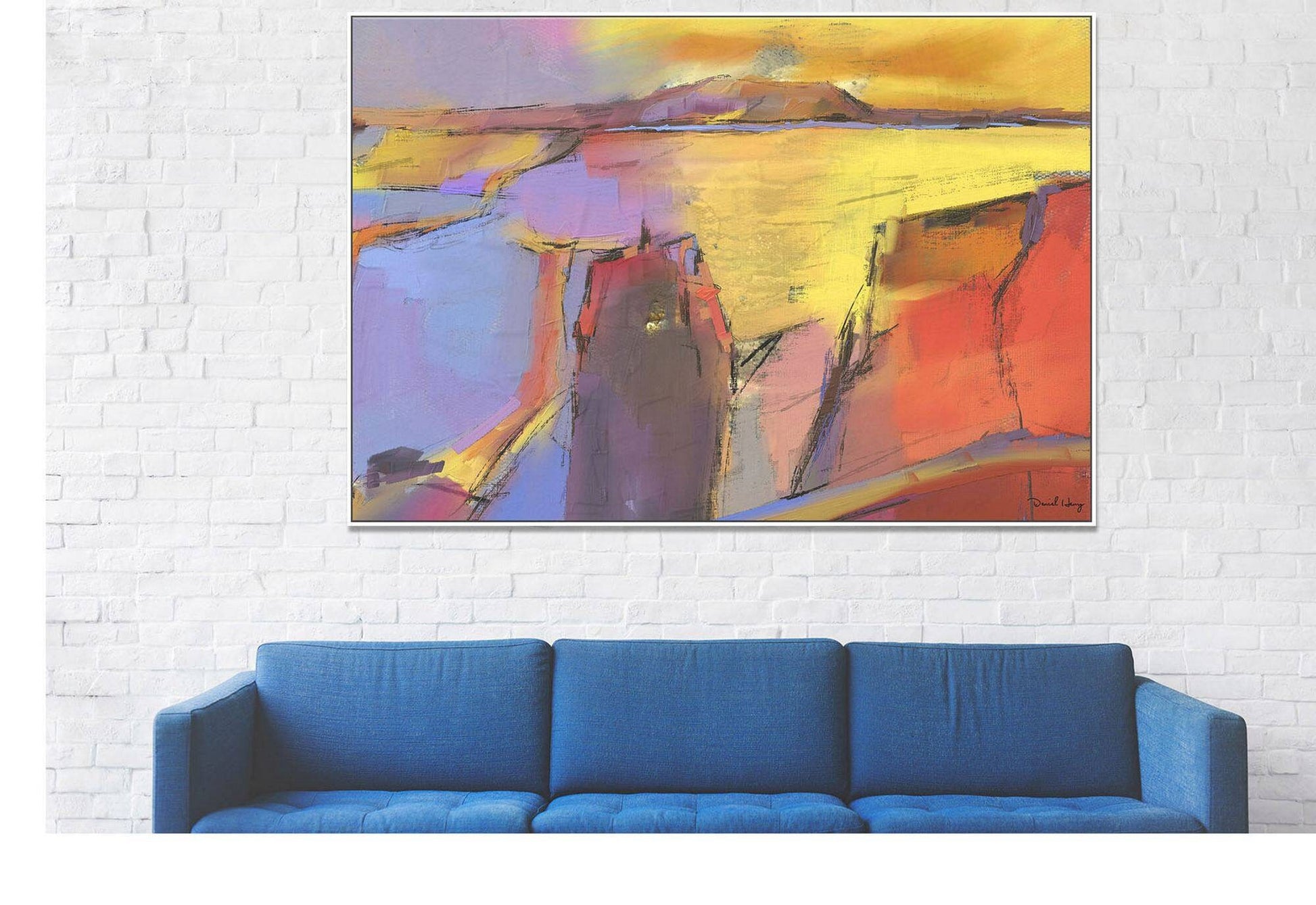 Abstract Landscape Oil Painting, Extra Large Wall Art, Canvas Art, Modern Painting, Large Art, Original Abstract Art, Master Bedroom Decor