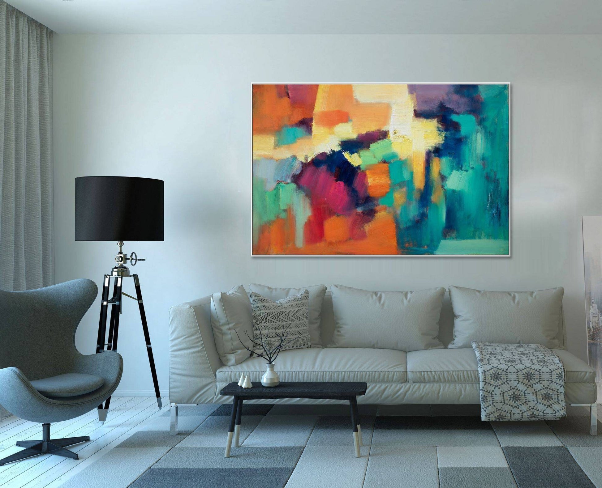 Wall Decor, Painting Abstract, Modern Art, Rustic Kitchen Decor, Canvas Art, Large Abstract Art, Original Oil Painting, Abstract Wall Art