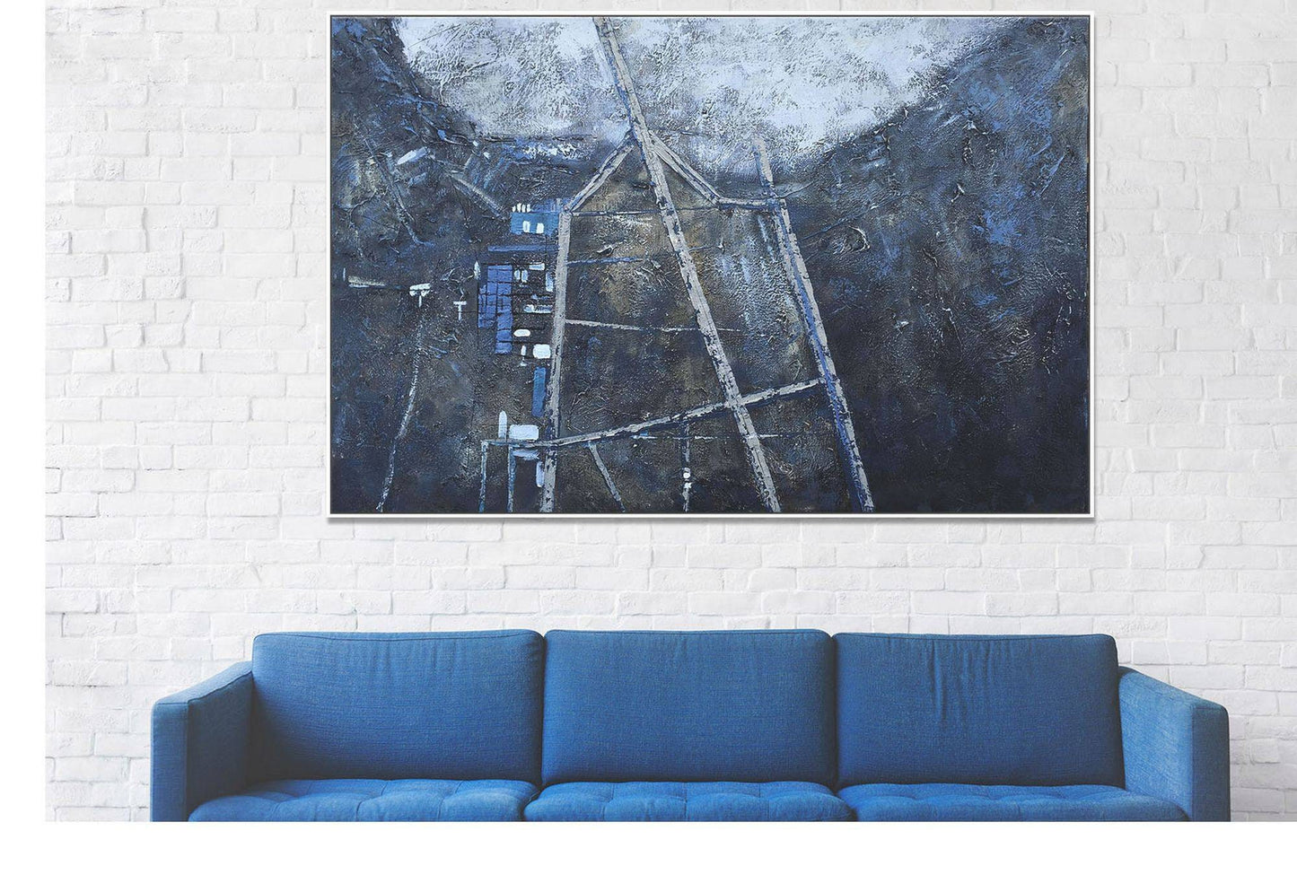 Abstract Oil Painting, Large Canvas Art, Original Artwork, Kitchen Decor, Abstract Canvas Art, Large Canvas Wall Art, Contemporary Painting