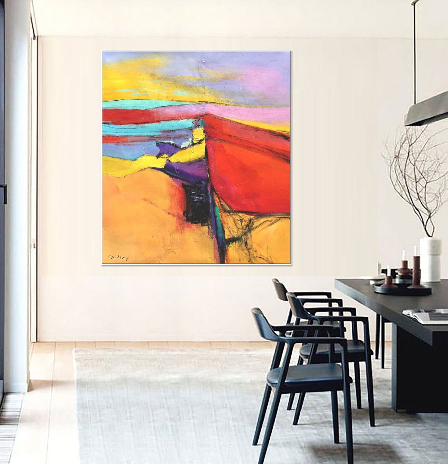 Oil Painting Abstract, Original Oil Painting, Large Canvas Art, Modern Art, Family Wall Decor, Abstract Painting, Abstract Canvas Art