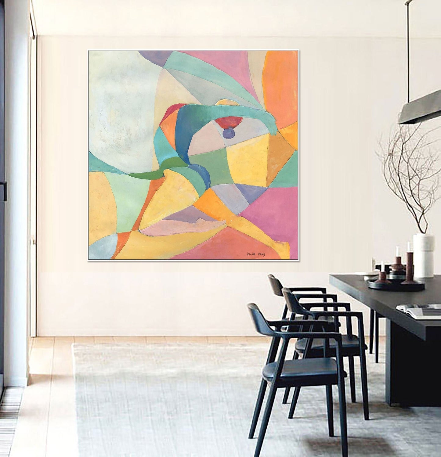 Oil Painting Abstract Dancer, Large Abstract Painting, Abstract Canvas Art, Painting Abstract, Modern Art, Extra Large Wall Art