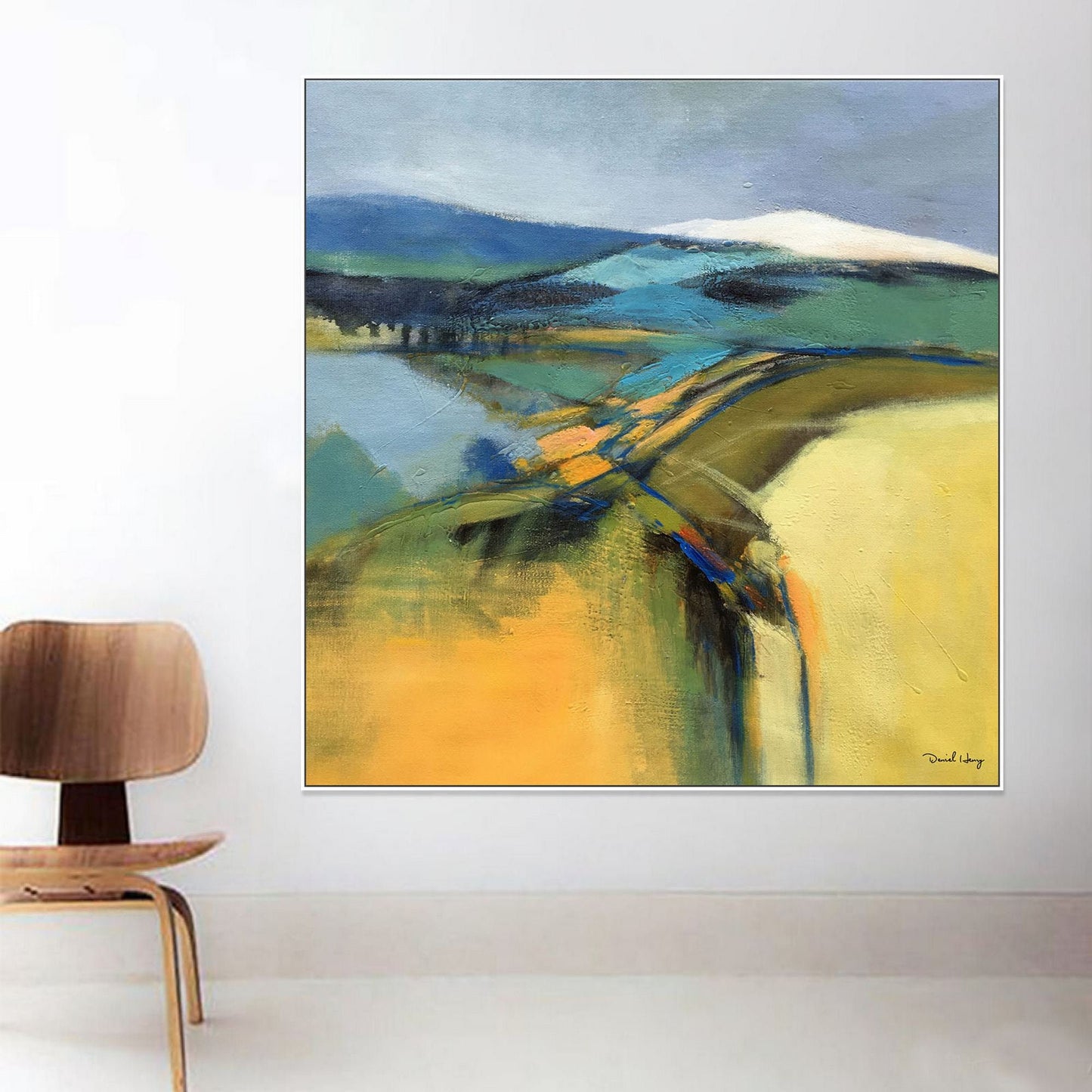 Oil Painting Abstract Landscape, Abstract Canvas Painting, Original Art, Contemporary Art, Living Room Art, Abstract Art, Large Canvas Art