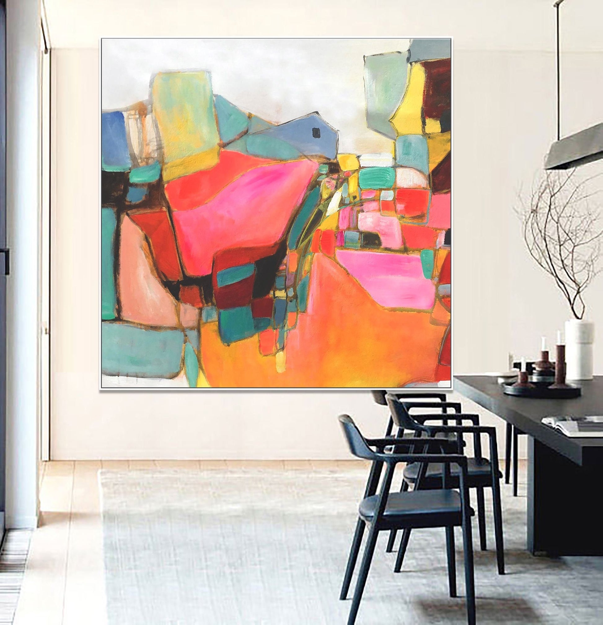 Abstract Oil Painting, Modern Art, Large Canvas Painting, Contemporary Wall Art, Original Abstract Art, Canvas Art, Wall Decor, Abstract Art