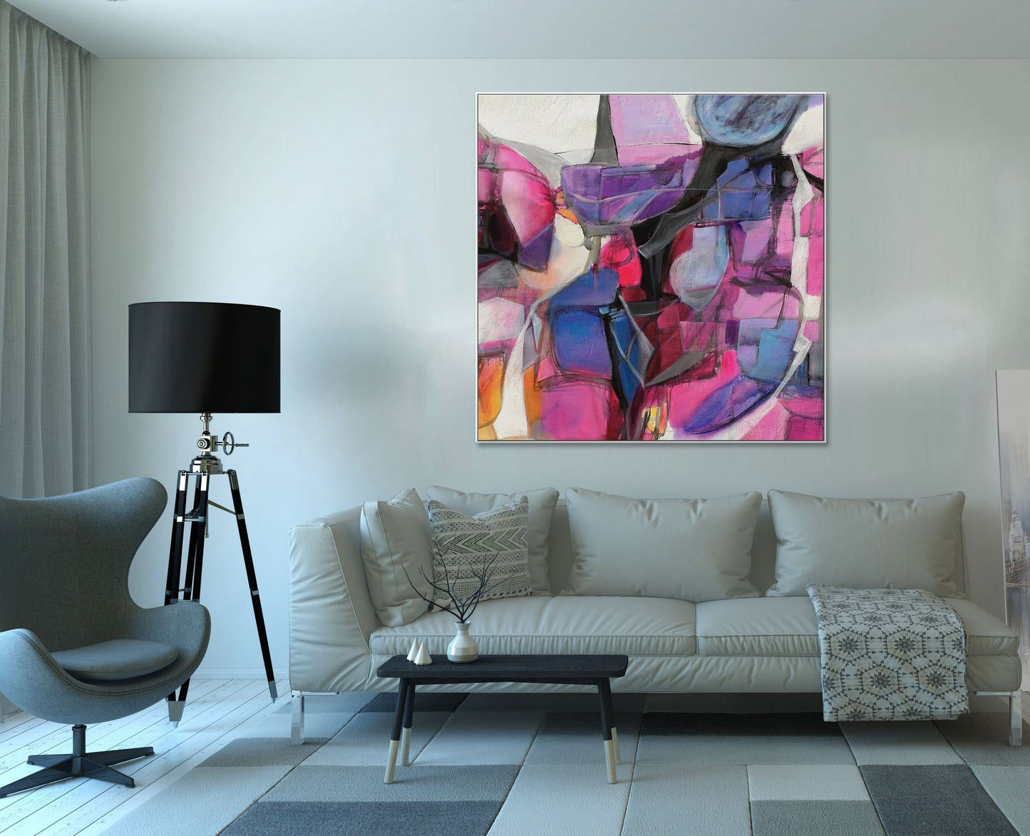 Abstract Oil Painting, Abstract Painting, Large Abstract Painting, Contemporary Art, Kitchen Decor, Wall Hanging, Abstract Canvas Art