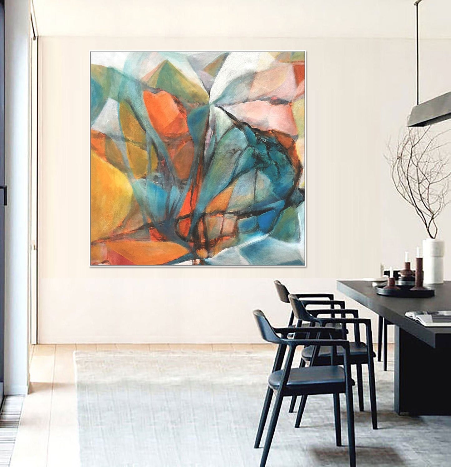 Abstract Oil Painting, Abstract Painting, Modern Art, Canvas Wall Art, Original Oil Painting, Dorm Decor Canvas Art, Abstract Canvas Art