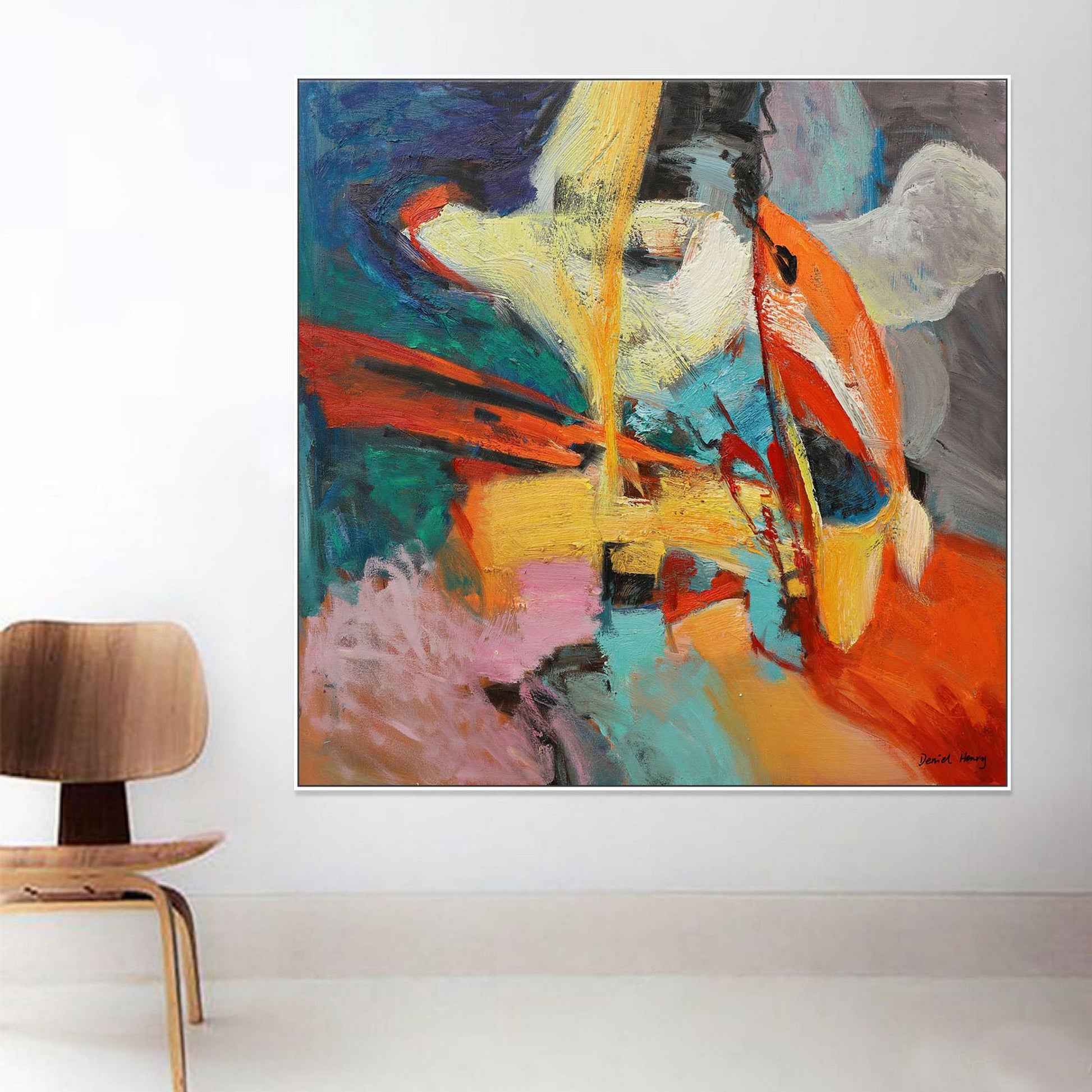 Abstract Oil Painting, Abstract Art, Dorm Decor Canvas Art, Original Oil Painting, Large Oil Painting, Wall Art, Modern Painting, Abstract