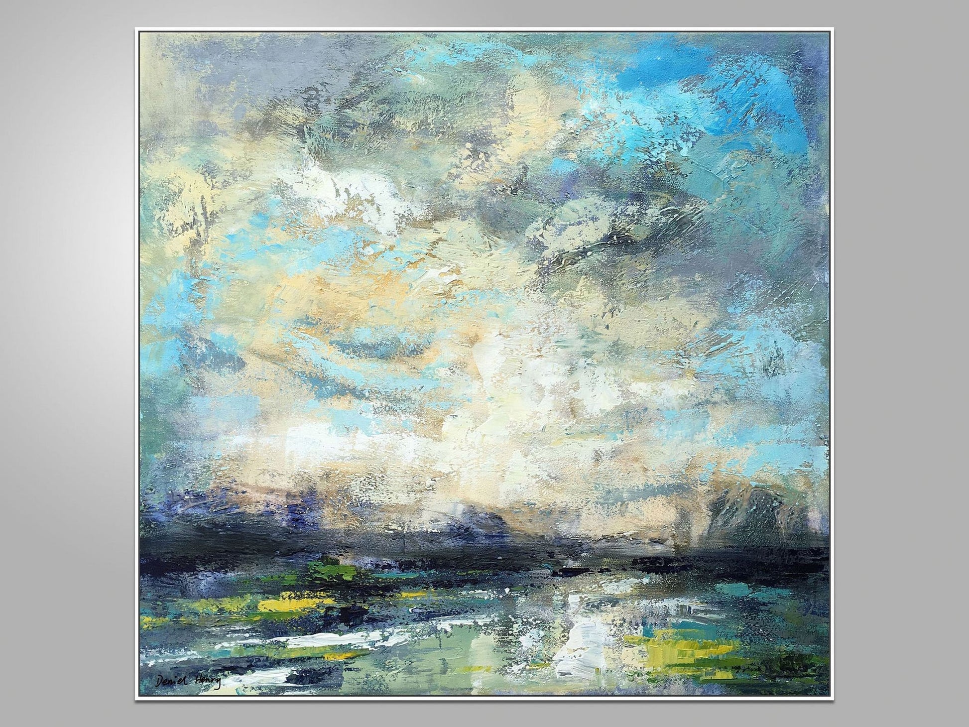 Oil Painting Abstract Seascape, Contemporary Art, Original Painting, Abstract Canvas Painting, Abstract Art, Master Bedroom Decor, Wall Art