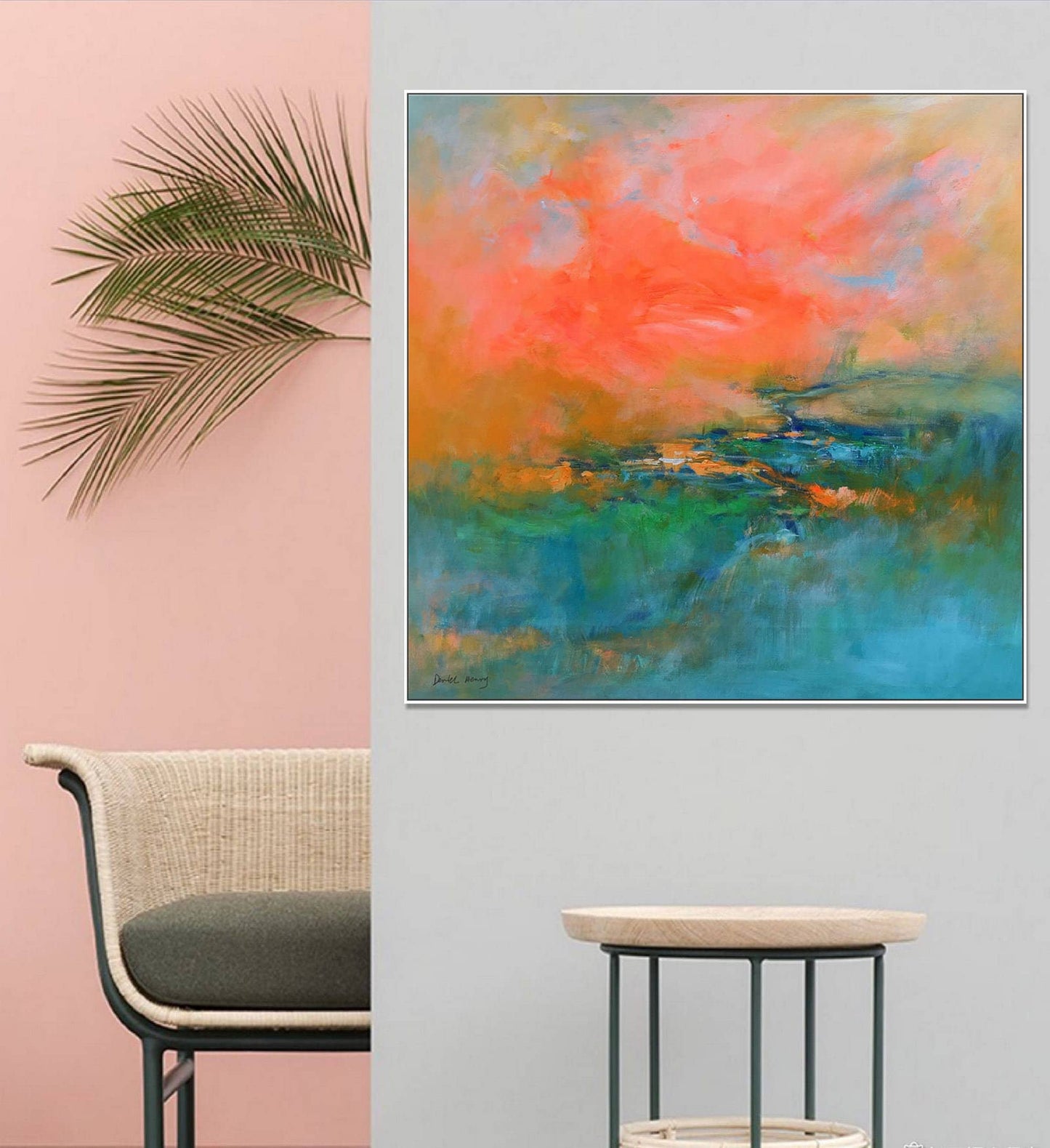 Abstract Landscape Oil Painting, Contemporary Painting, Contemporary Wall Art Original Abstract Art, Abstract Canvas Art, Large Oil Painting