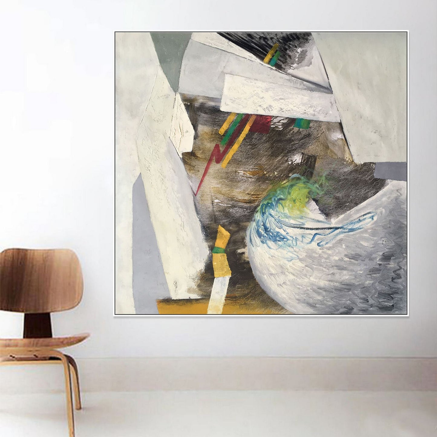 Large Abstract Painting Black and White, Living Room Art, Abstract Canvas Art, Wall Art, Contemporary Art, Oil Painting Abstract Minimalist