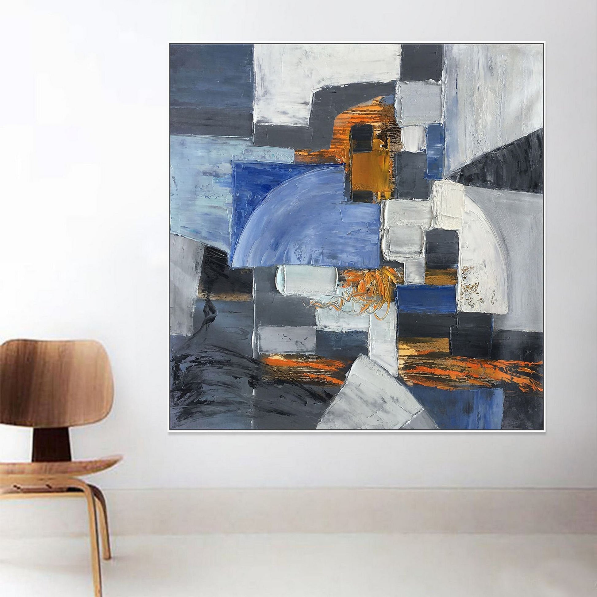 Abstract Oil Painting, Large Abstract Art, Modern Art, Kitchen Wall Decor, Contemporary Wall Art, Original Oil Painting, Canvas Art