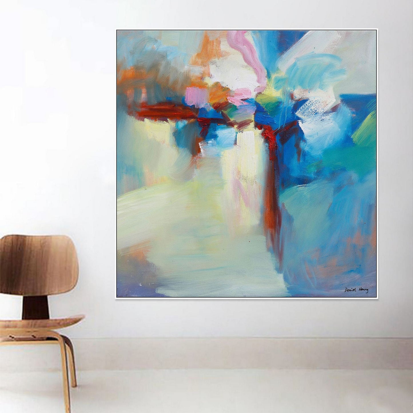 Large Oil Painting, Original Artwork, Canvas Painting, Painting Abstract, Contemporary Art, Powder Room Art, Coffee Wall Art, Abstract Art