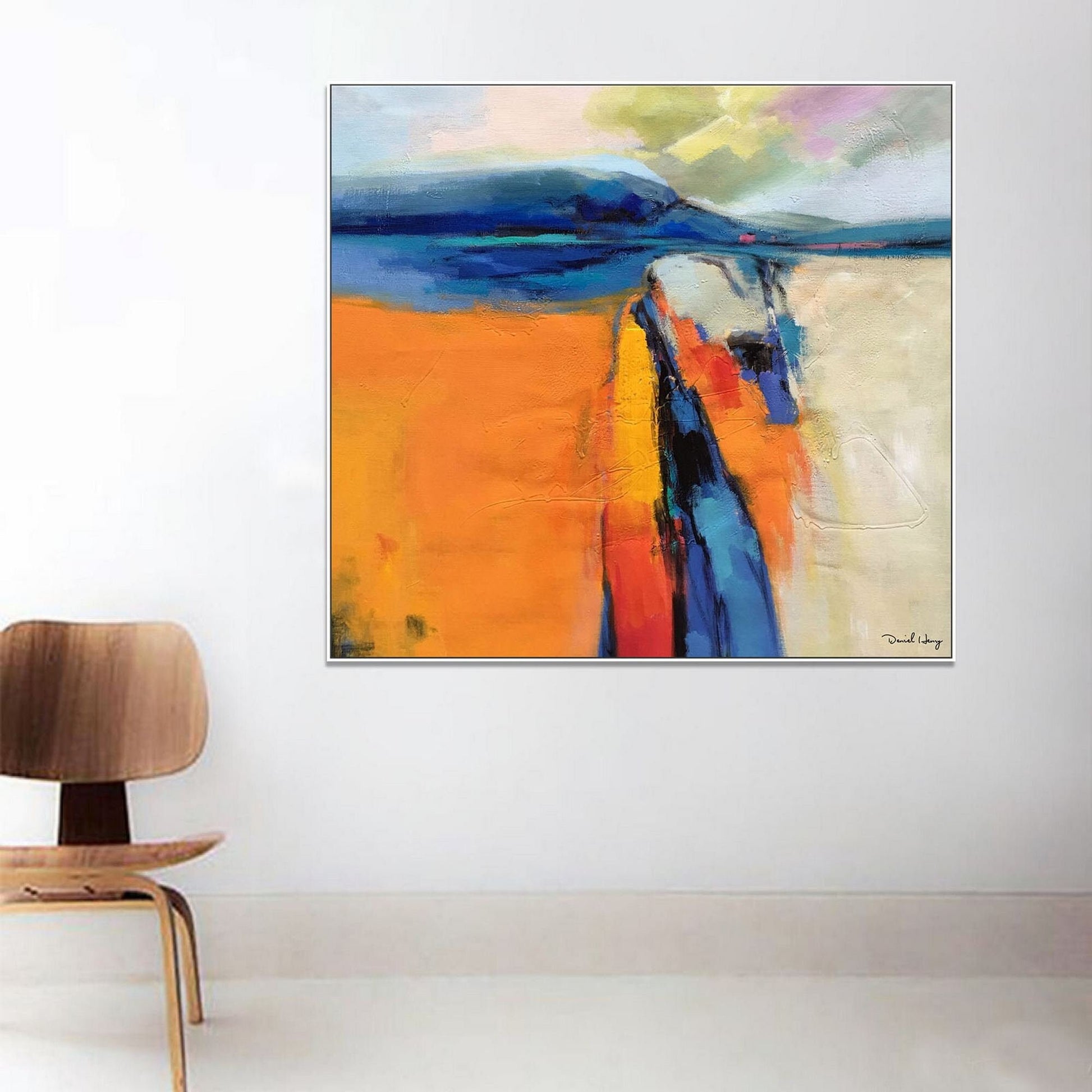 Minimalist Abstract Oil Painting, Contemporary Art, Canvas Wall Art, Canvas Art, Large Abstract Art, Kitchen Wall Decor, Original Painting