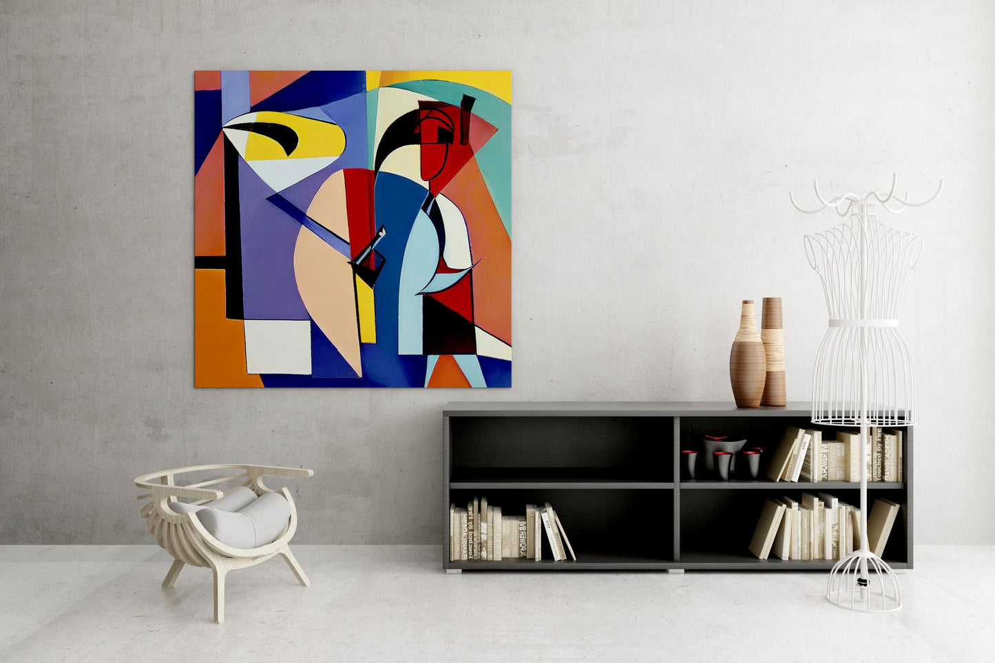 Cubist Oil Painting Singer Music Art, Rustic Oil Painting, Paintings On Canvas, Large Canvas Art, Abstract Painting, Living Room Wall Art