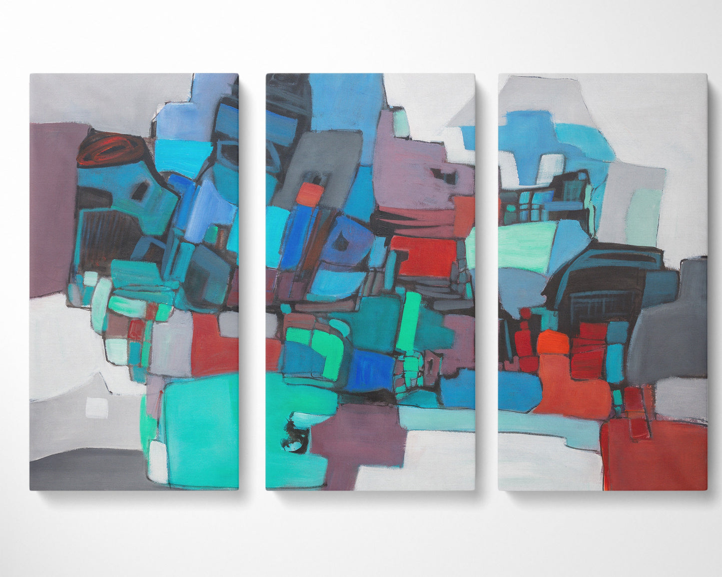 Abstract Painting Triptych, Paintings On Canvas, Modern Painting, Abstract Painting, Living Room Art, Artwork, Extra Large Painting